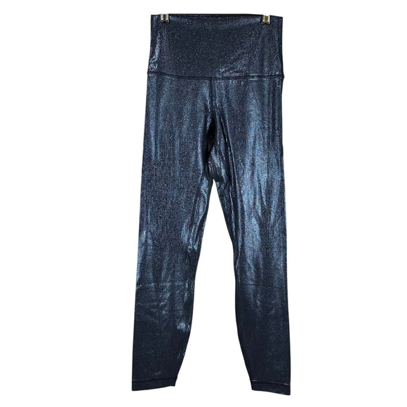 Lululemon Align High Rise Ribbed Pant 25 Inch Shine Women's Size 6 New With Tag - Picture 4 of 12